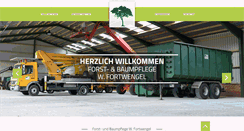Desktop Screenshot of baumpflege-fortwengel.de